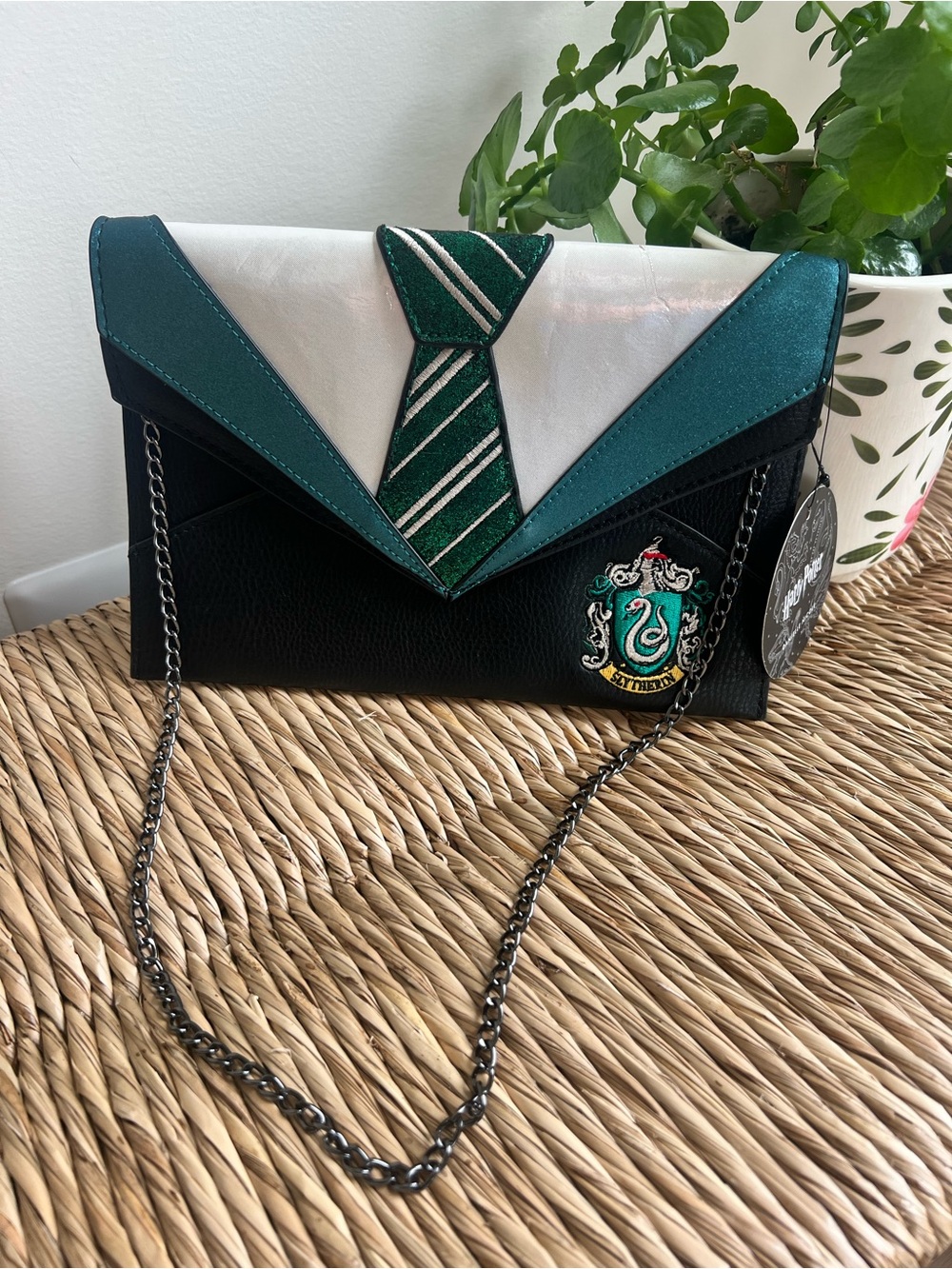 Danielle Nichole Harry Potter Slytherin Uniform Envelope Clutch/Crossbody New